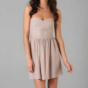 NWOT Parker strapless light pink dress